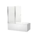 Ширма на ванну Aquanet Alfa NF6222-pivot 122x140см