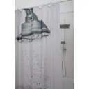 Шторка для ванной комнаты Primanova DR-60052 200x180см цвет белый