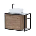 Тумба под раковину подвесная Aquanet Nova Lite Loft 00261658 75см