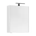 Шкаф зеркальный подвесной Aquanet 00203921 62.2x75см цвет белый