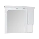 Шкаф зеркальный подвесной Aquanet 00171012 146x130см цвет белый