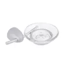 Мыльница Manzzaro 112186 латунь цвет серый серебристый