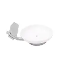 Мыльница Manzzaro 112231 латунь цвет серый серебристый