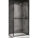 Душевая перегородка Abber AG60120B8 120x200см черный профиль