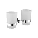 Стакан для ванной комнаты двойной Belz B90008 хром