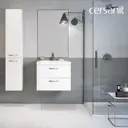 Тумба под раковину подвесная Cersanit Lara 5064131 47.6см цвет белый