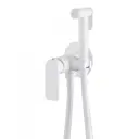Смеситель для биде Abber Weiss Inse AF8025W с гигиеническим душем цвет Белый