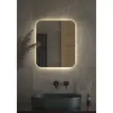 Зеркало для ванной Defesto DF 2803 с подсветкой 50x60см
