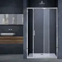 Душевая дверь Vincea VDS-3AL150CL 79см эффект стекла отсутствует раздвижной