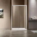 Душевая дверь Vincea VDS-1G130CL 70см эффект стекла отсутствует раздвижной