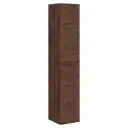 Шкаф для ванной комнаты Vincea VSC VSC-2V170RW подвесной 35x170см цвет темно-коричневый