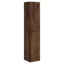 Шкаф для ванной комнаты Vincea Mia VSC-2M170RW-R подвесной 35x170см цвет темно-коричневый