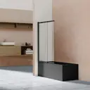 Ширма на ванну vincea VSB-1E100CLB 10x145см