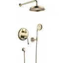 Душевая стойка Rose R R0235E 2 режимная цвет золото