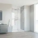 Душевая дверь Vincea VDS-1CS110CL 110см эффект стекла прозрачный раздвижной