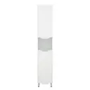 Шкаф для ванны напольный Corozo SD-00001517 35x187см цвет белый