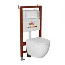 Комплект инсталляция и унитаз BAUEDGE BAU PRO Q111300-BL0001-HQ3-Q00010
