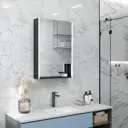 Шкаф для ванной комнаты Reflection RF2421BL с подсветкой 80x60см