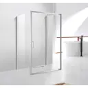 Душевой уголок Cezares MOLVENO-AH-12-150/90-C-Cr-IV прямой 150x90см хромированный профиль эффект стекла прозрачный