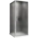 Душевой уголок Abber Sonnenstrand AG04090M-S75M прямоугольный 75x90см серебро профиль эффект стекла матовый