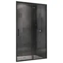 Душевая дверь Abber AG30140B5 140см эффект стекла прозрачный раздвижной