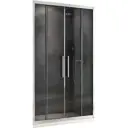 Душевая дверь Abber AG33150H 150см эффект стекла прозрачный раздвижной