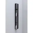Полка Aquanet Магнум H 15x130 черная матовая, вертикальная