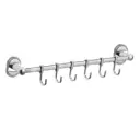 Планка с крючками для полотенец D-Lin D289700-6, хром
