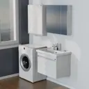 Шкаф подвесной Санта Уран 700390 60x75см цвет серый