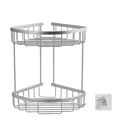 Полка для ванной комнаты Санакс 75061 алюминий 18x26 см