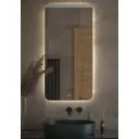 Зеркало для ванной Defesto Opti DF 2808S с подсветкой 60x120см