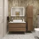 Тумба со столешницей и накладной раковиной подвесная BelBagno KRAFT 100 kraft100rt-kepbo-1346-set