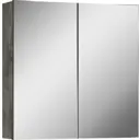 Шкаф подвесной Айсберг Мечта dm2338hz 60x69.4см цвет бетон, белый