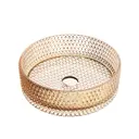 Раковина CERAMICANOVA CRISTAL CN6058 накладная 36см цвет бежевый