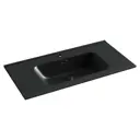 Раковина CERAMICANOVA ELEMENT CN7002MB накладная 91см цвет черный