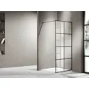 Душевая перегородка Encanto EG090.5413B 90x195см черный профиль