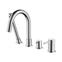 Смеситель для ванны Aquatek Европа AQ1348CR однорычажный с душевой лейкой цвет хром