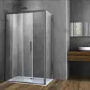 Душевой уголок Vincea Soft VSR-3SO9011CLGM прямоугольник 90x110см золото профиль эффект стекла прозрачное закаленное стекло