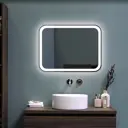 Зеркало для ванной Silver mirrors Stiv LED-00002701lum с подсветкой 100x80см