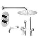 Комплект смесителей для душа Plumberia Selection KITZXOT19CR260, Хром