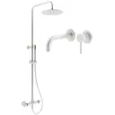 Комплект смесителей для душа Plumberia Selection KITXO6302BO210, Белый матовый