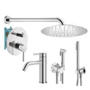 Комплект смесителей для душа Plumberia Selection KITZXO18CR53, Хром
