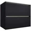 Тумба под раковину Allen Brau Activity 00307980 80см подвесная цвет антрацит матовый