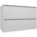 Тумба под раковину Allen Brau Activity 00307992 100см подвесная цвет белый матовый