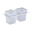 Держатель и два стакана Raglo R301.08, хром