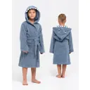 Банный халат Winkiki 2402108130197 размер детский цвет серый/серебристый