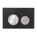 Панель смыва Zandini cranio кнопка Z-03 цвет черный