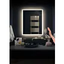 Зеркало для ванной Alfa mirrors Niko-56 Niko-56Vzd с подсветкой 50x60см