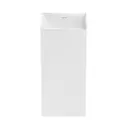 Напольная раковина отдельностоящая Wellsee Pure BY Wellsee 230711000 размер 40x40x85 см, акриловая, цвет глянцевый белый