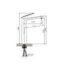 Смеситель для раковины Savol S-JD9111AW однорычажный цвет белый